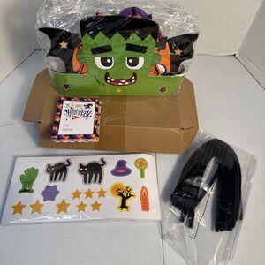 Halloween Themed Paper Hats Adjustable New in Box